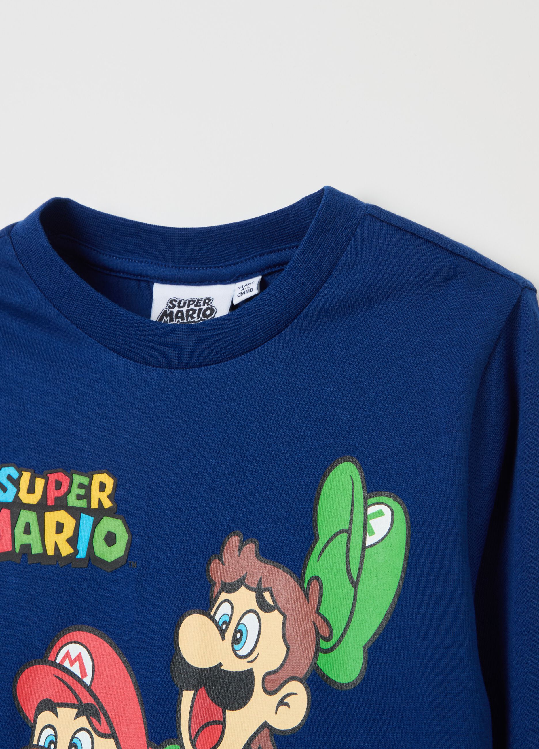 Long-sleeves T-shirt with Super Mario™ print