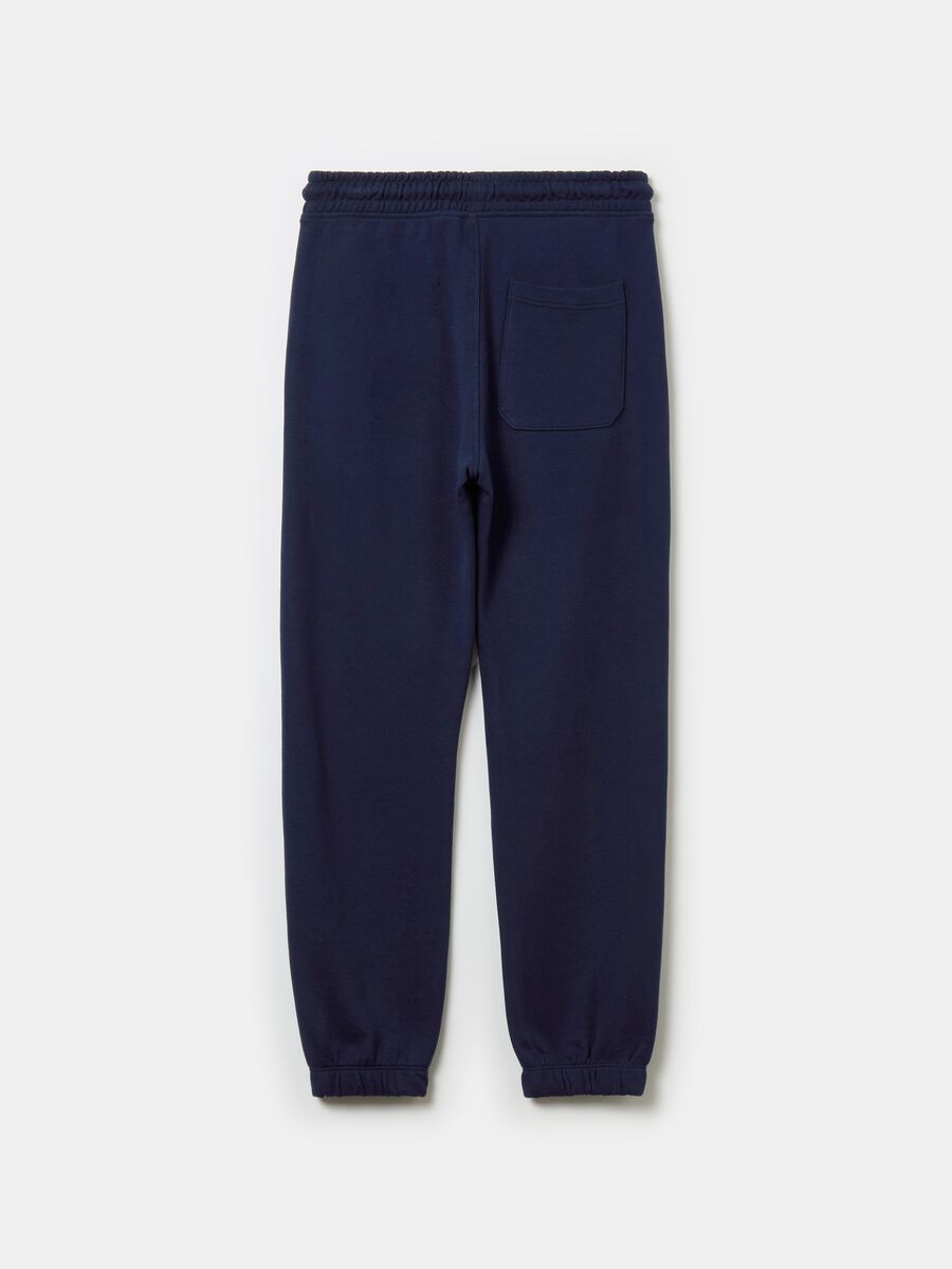 Essential joggers in organic cotton with drawstring_1