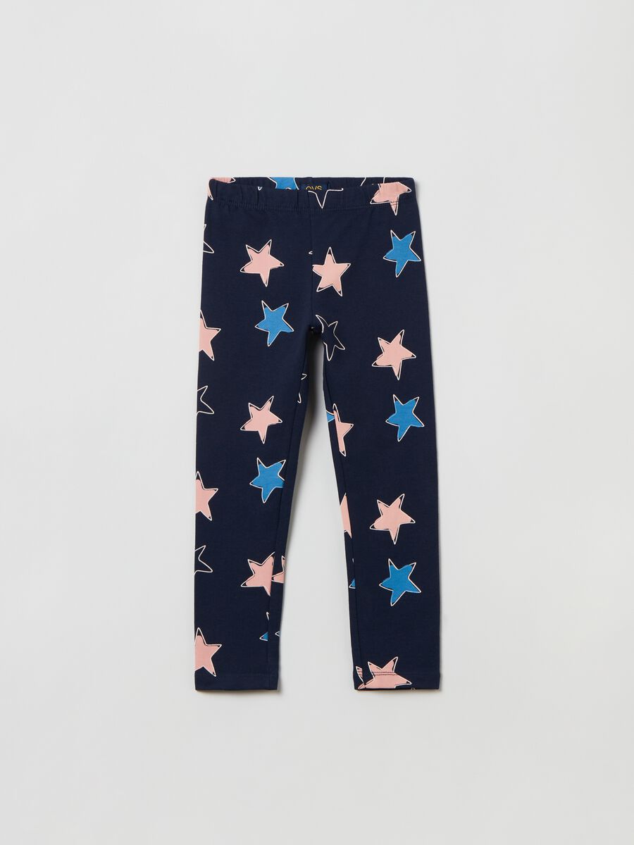 Leggings with glitter stars print_0