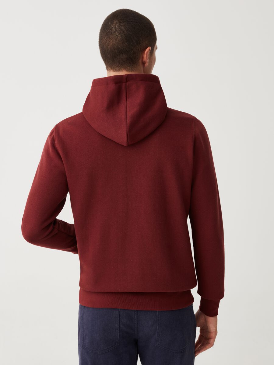 Hooded sweatshirt with zip closure_2