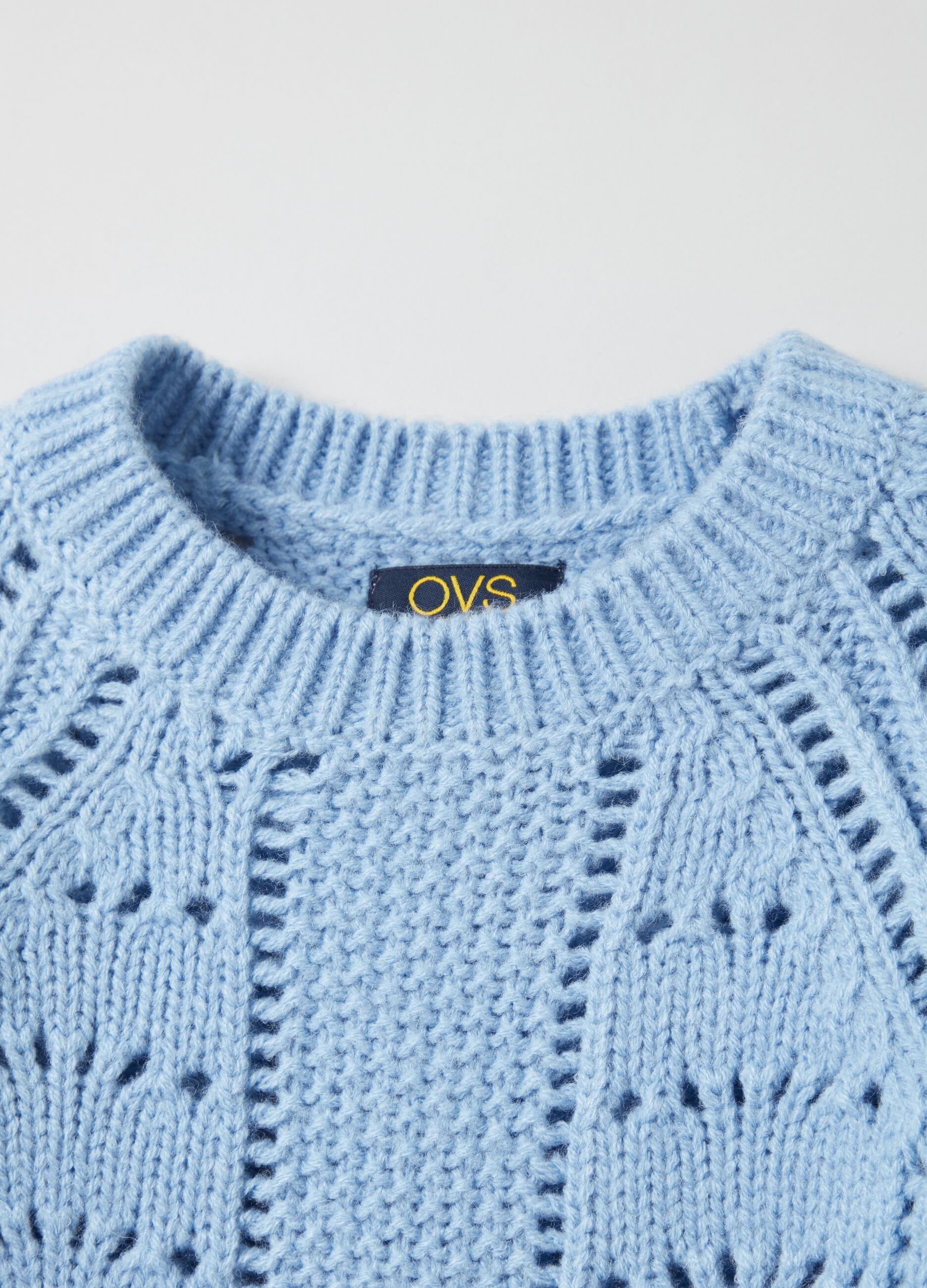 Openwork pullover