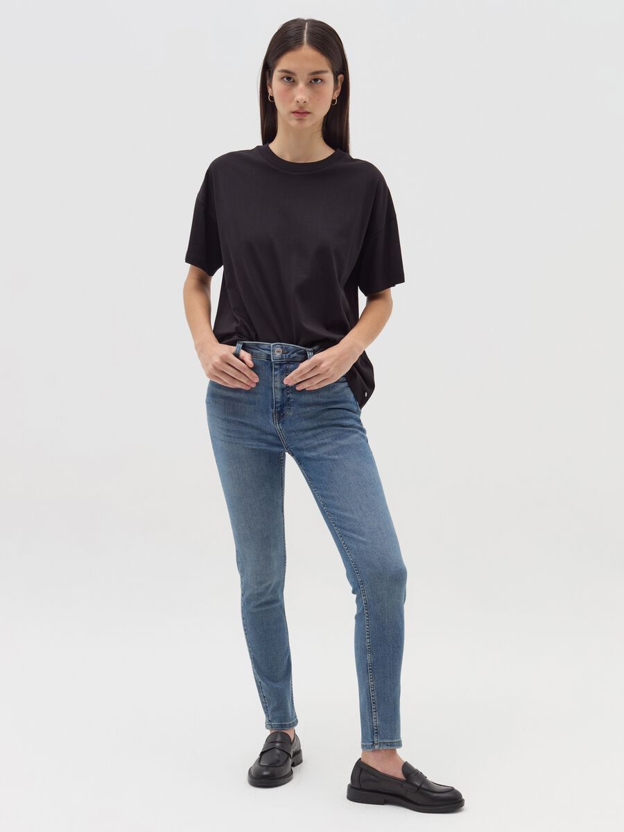 Skinny-fit jeans with five pockets_0