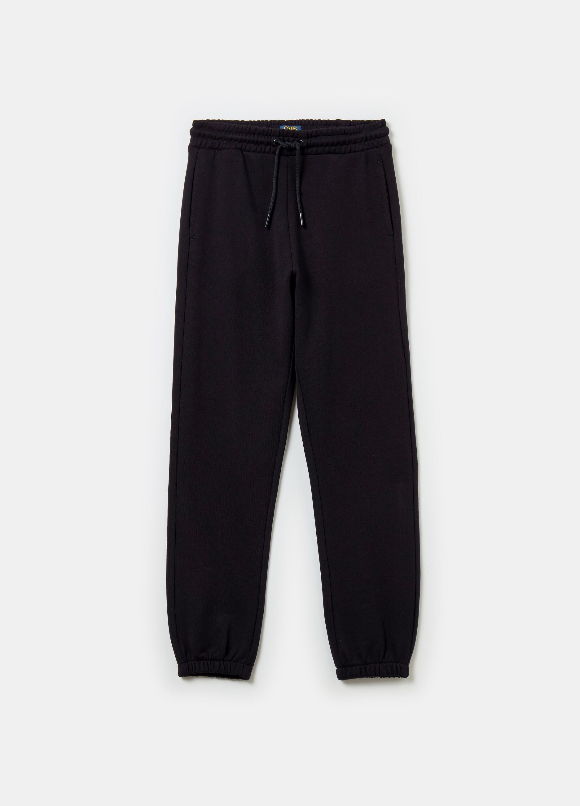 Essential joggers in organic cotton with drawstring