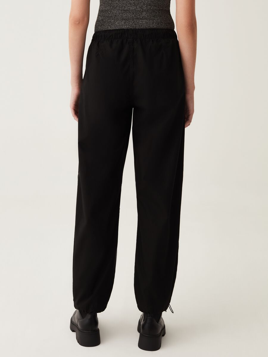 Cotton parachute trousers_2