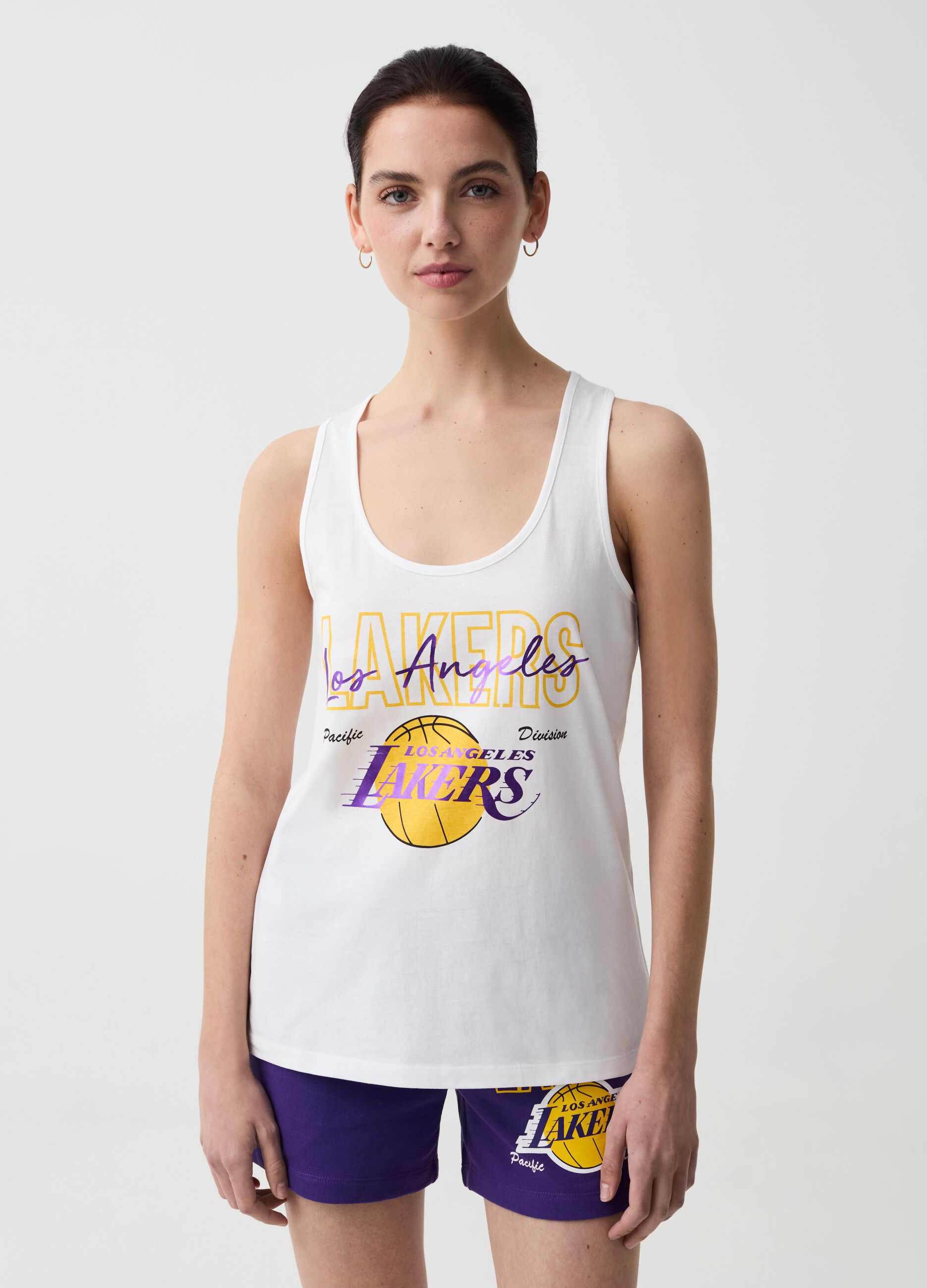 Ovs Tank top con stampa NBA Los Angeles Lakers