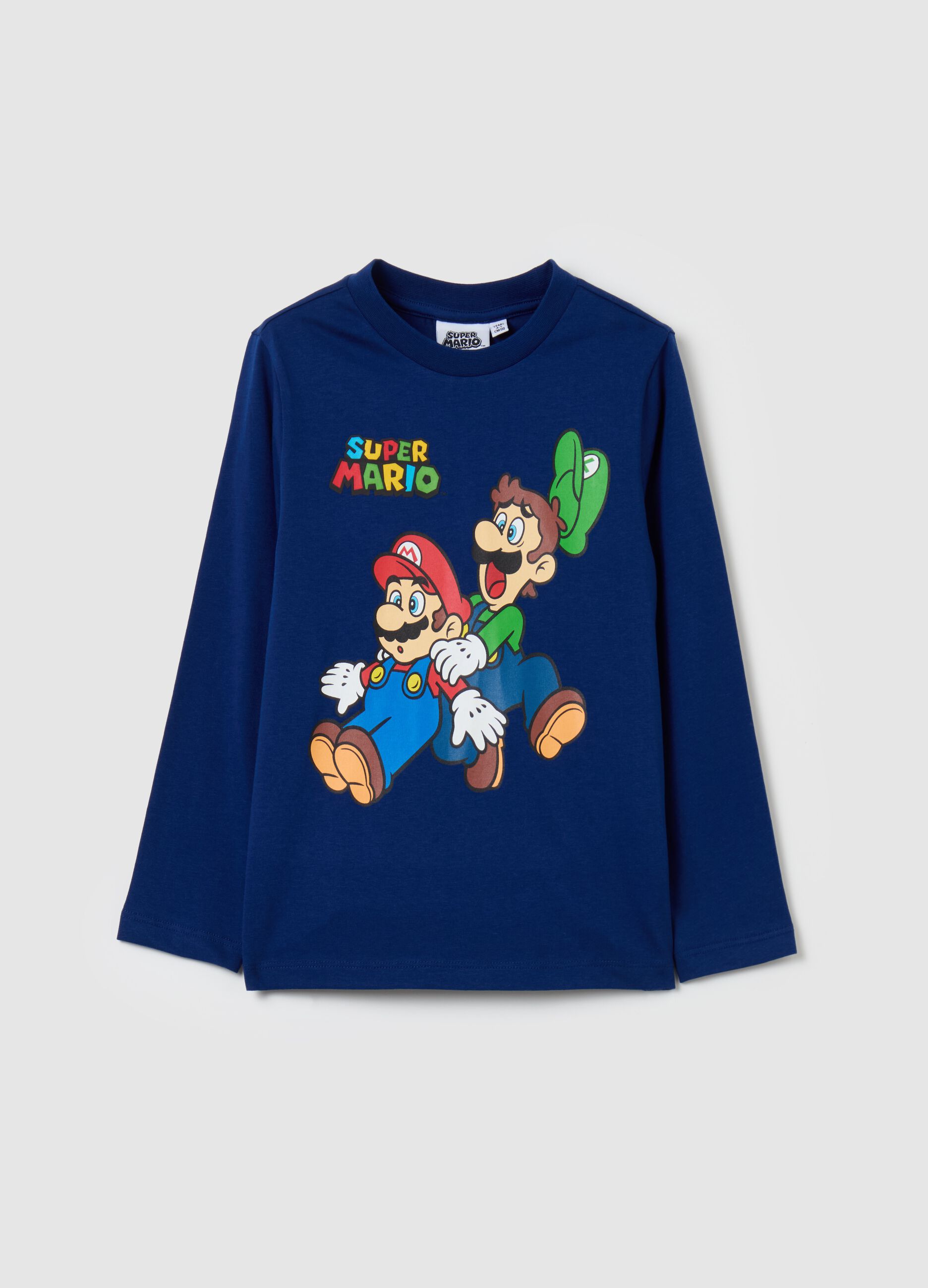 Long-sleeves T-shirt with Super Mario™ print