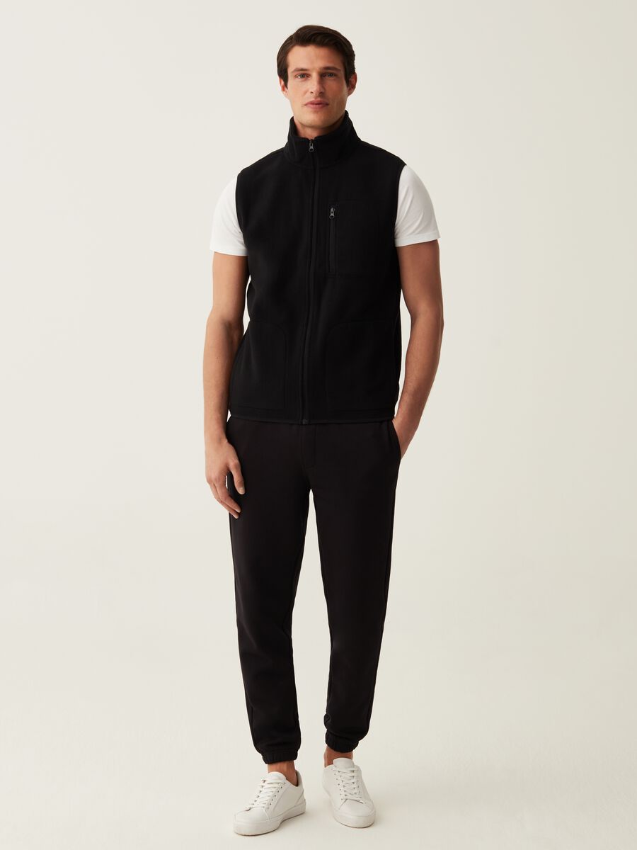 Full-zip fleece gilet_0