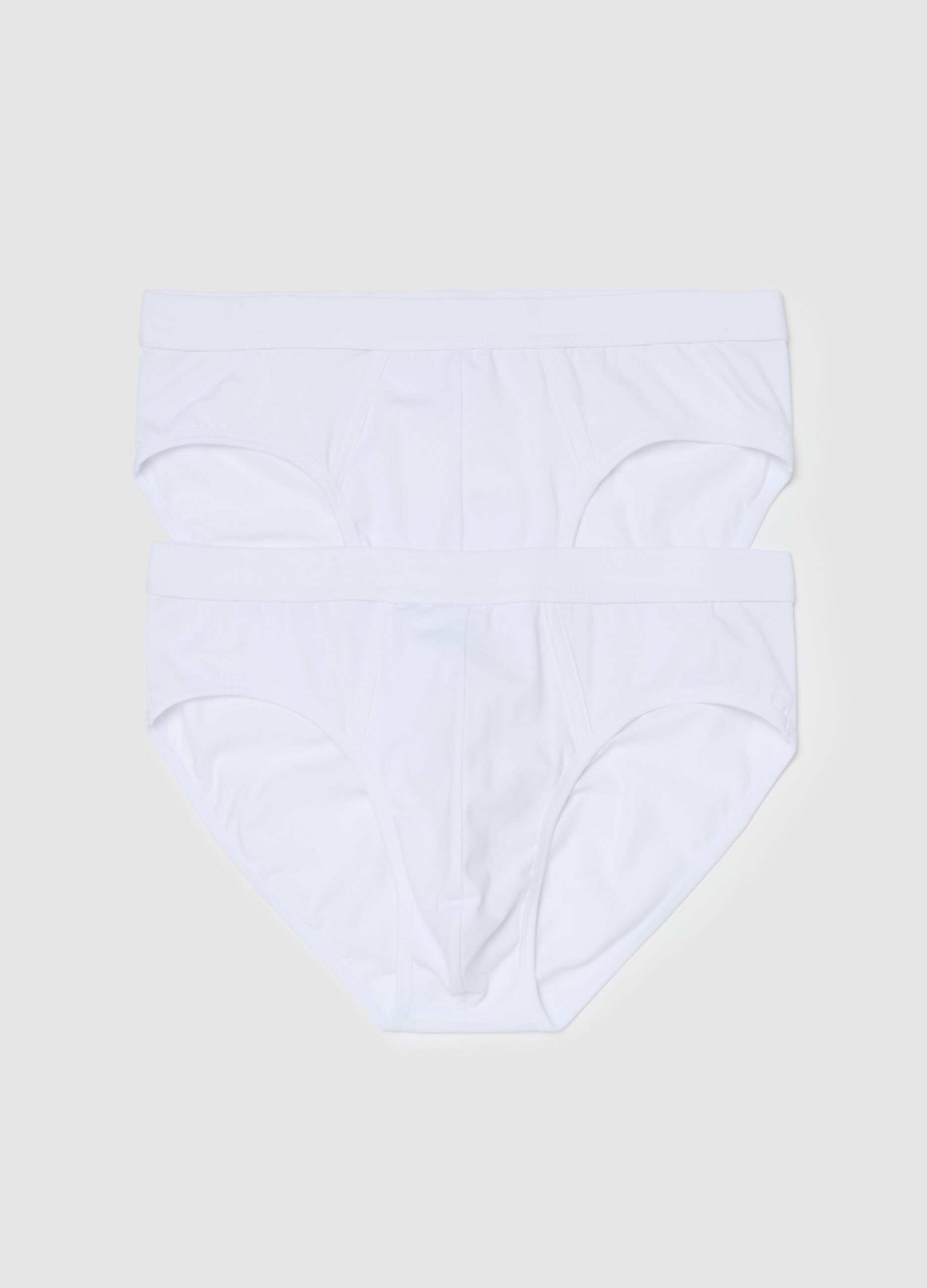 Two-pack briefs in stretch Supima cotton