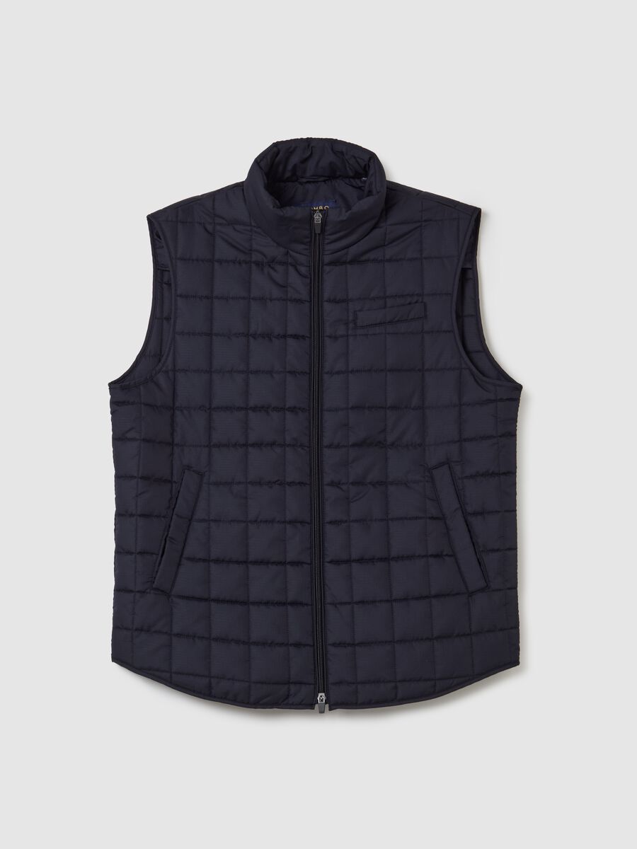 Contemporary gilet with ripstop weave_4