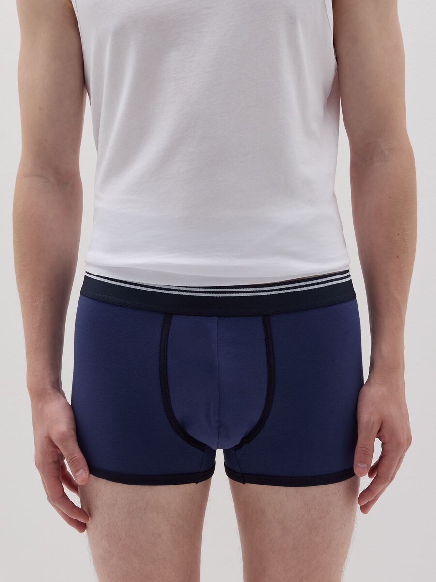 Boxer shorts with contrasting details_1