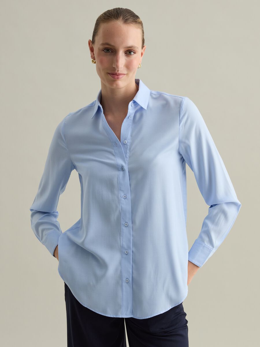 Contemporary shirt in viscose blend_1