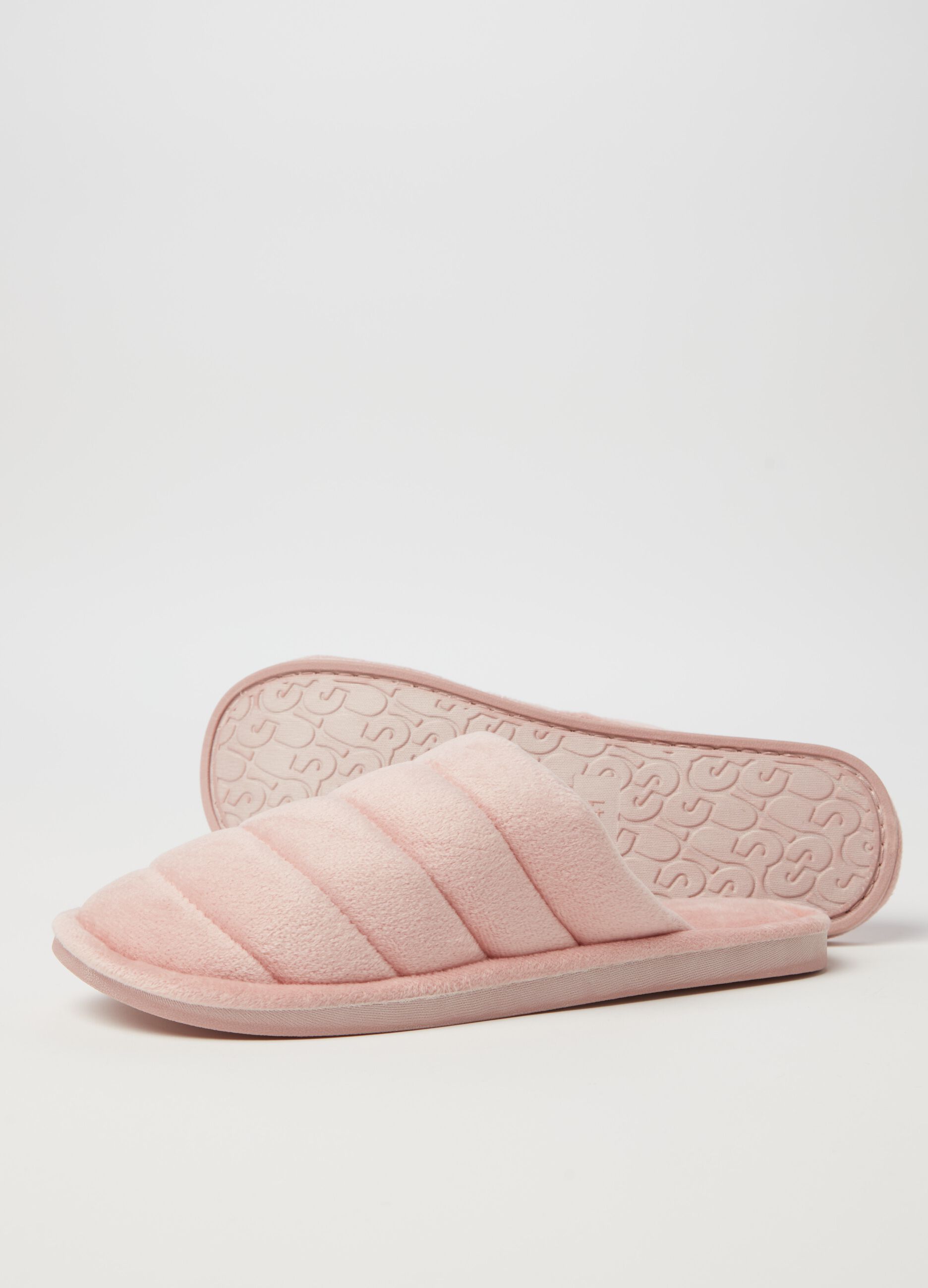 Quilted slippers