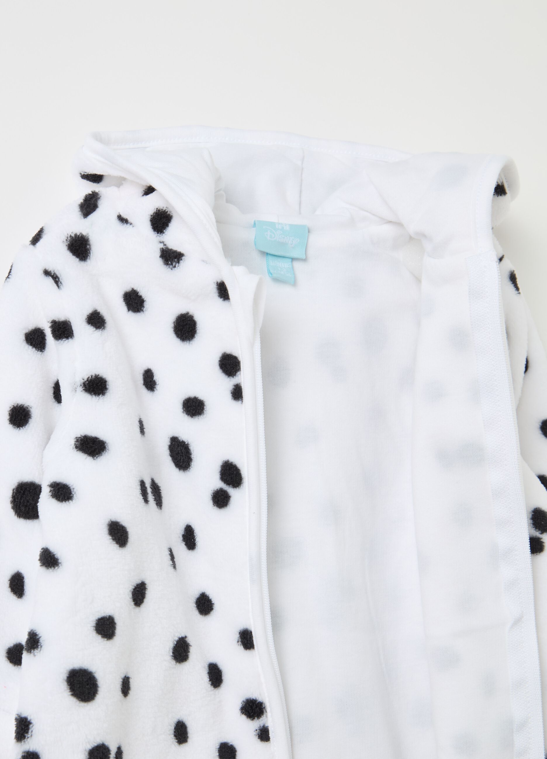 101 Dalmatians onesie in faux fur