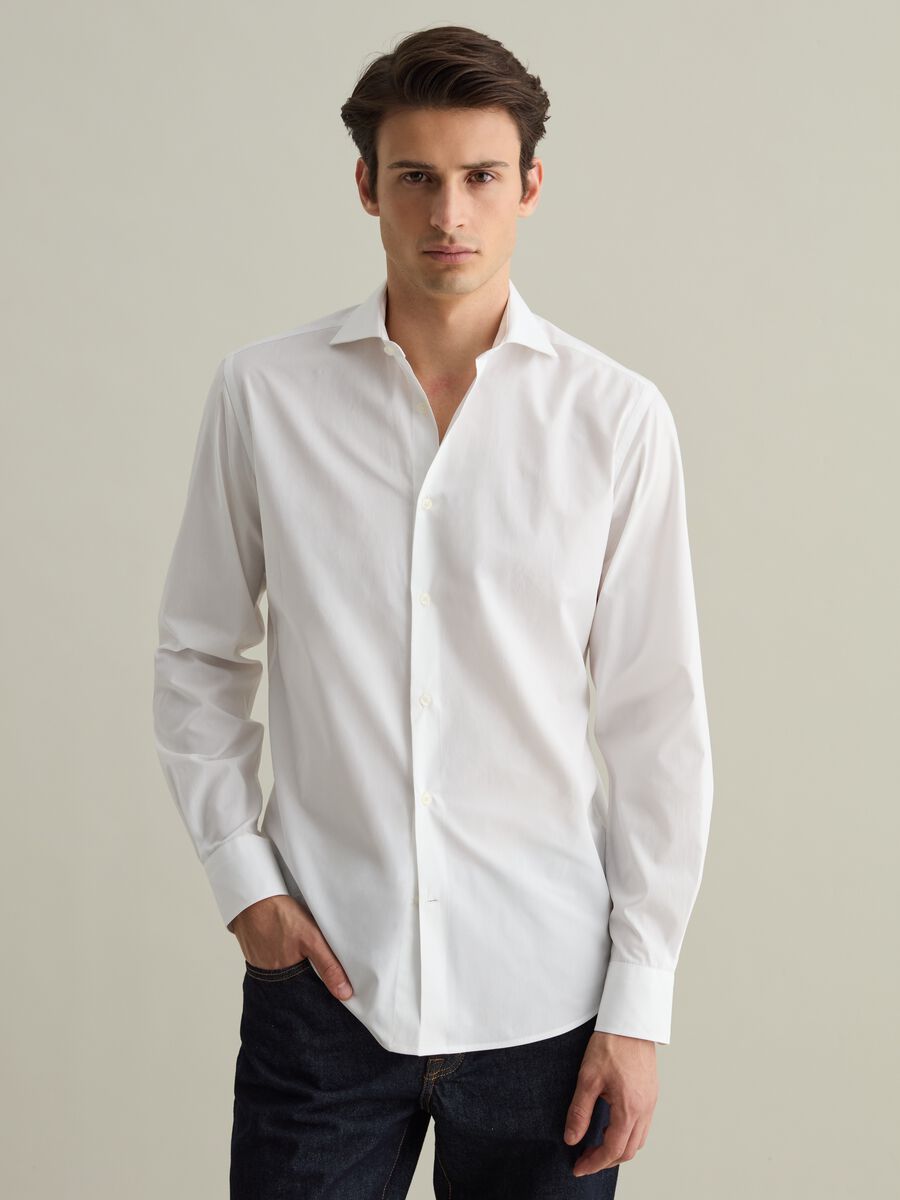 Slim-fit shirt in cotton_1