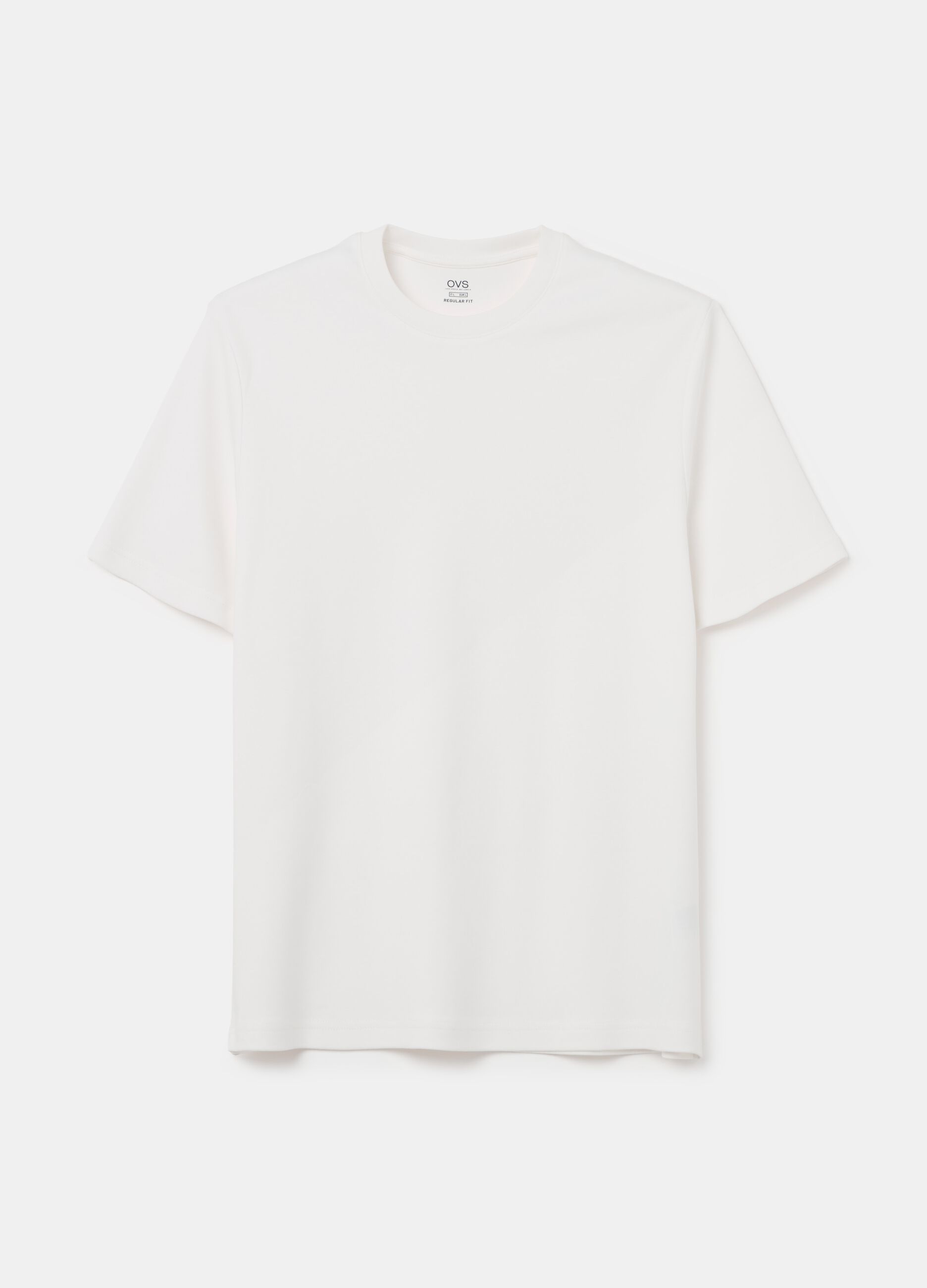 Interlock cotton T-shirt