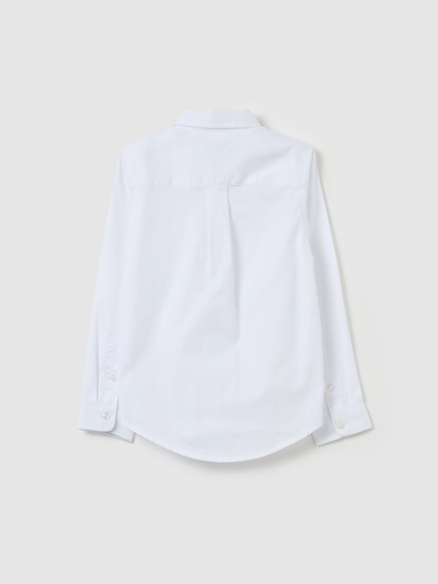 Button-down shirt in cotton twill_1