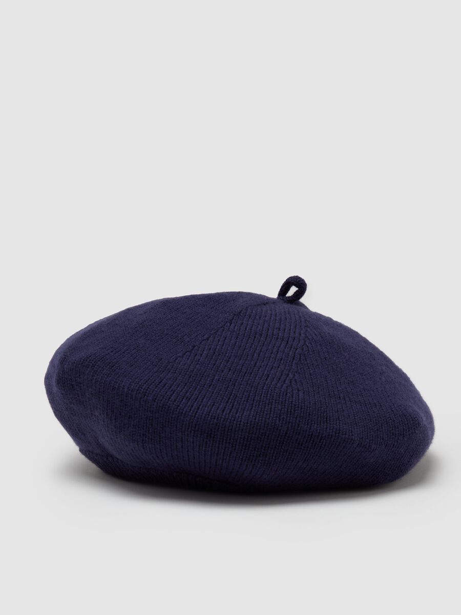 French beret in wool_1