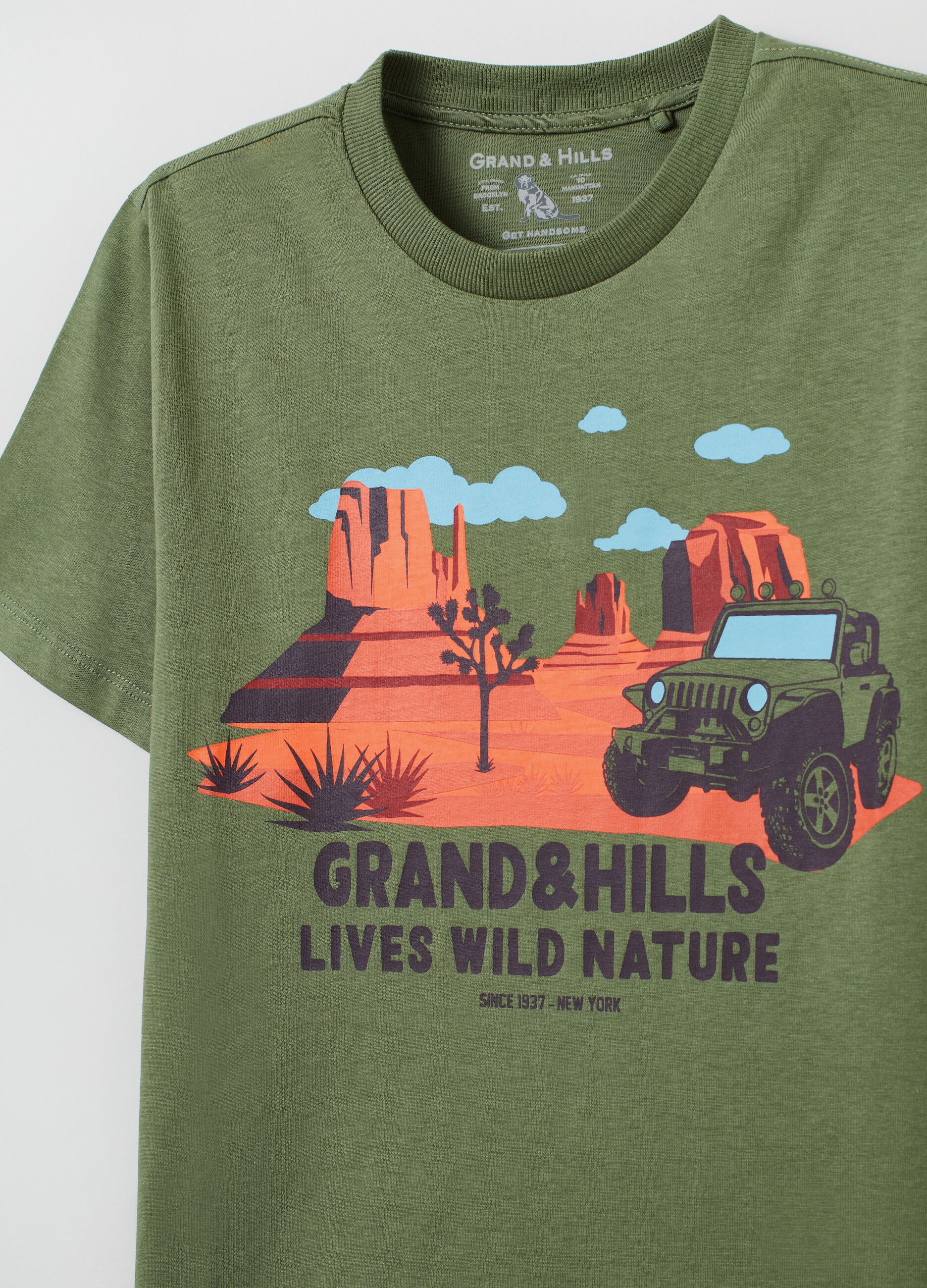 Grand&Hills T-shirt with desert print