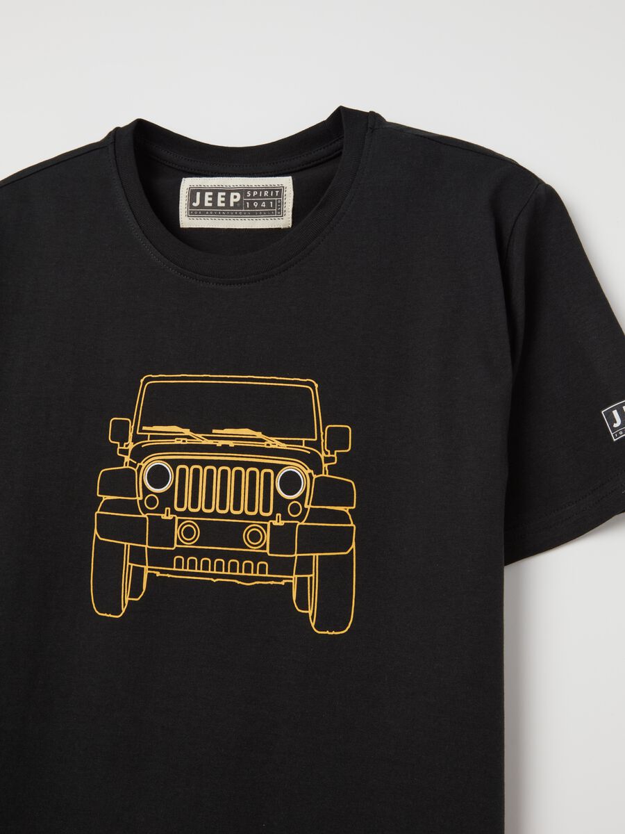 T-shirt in cotone con stampa Jeep_5