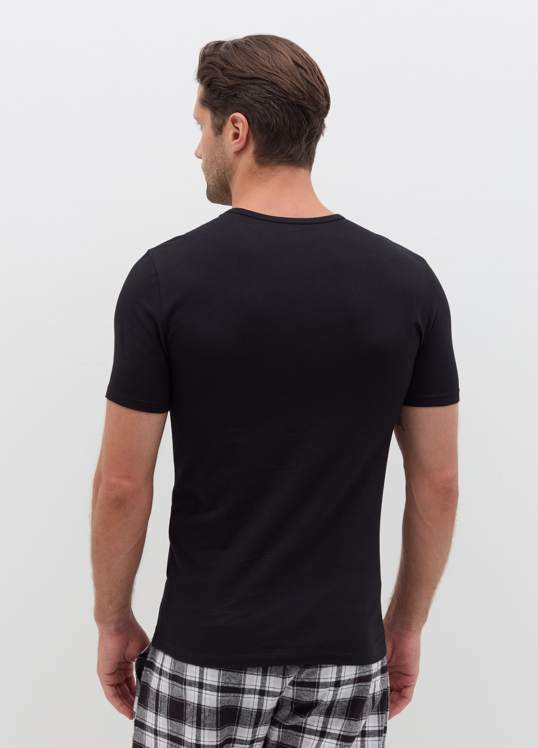 Two-pack organic cotton undershirts