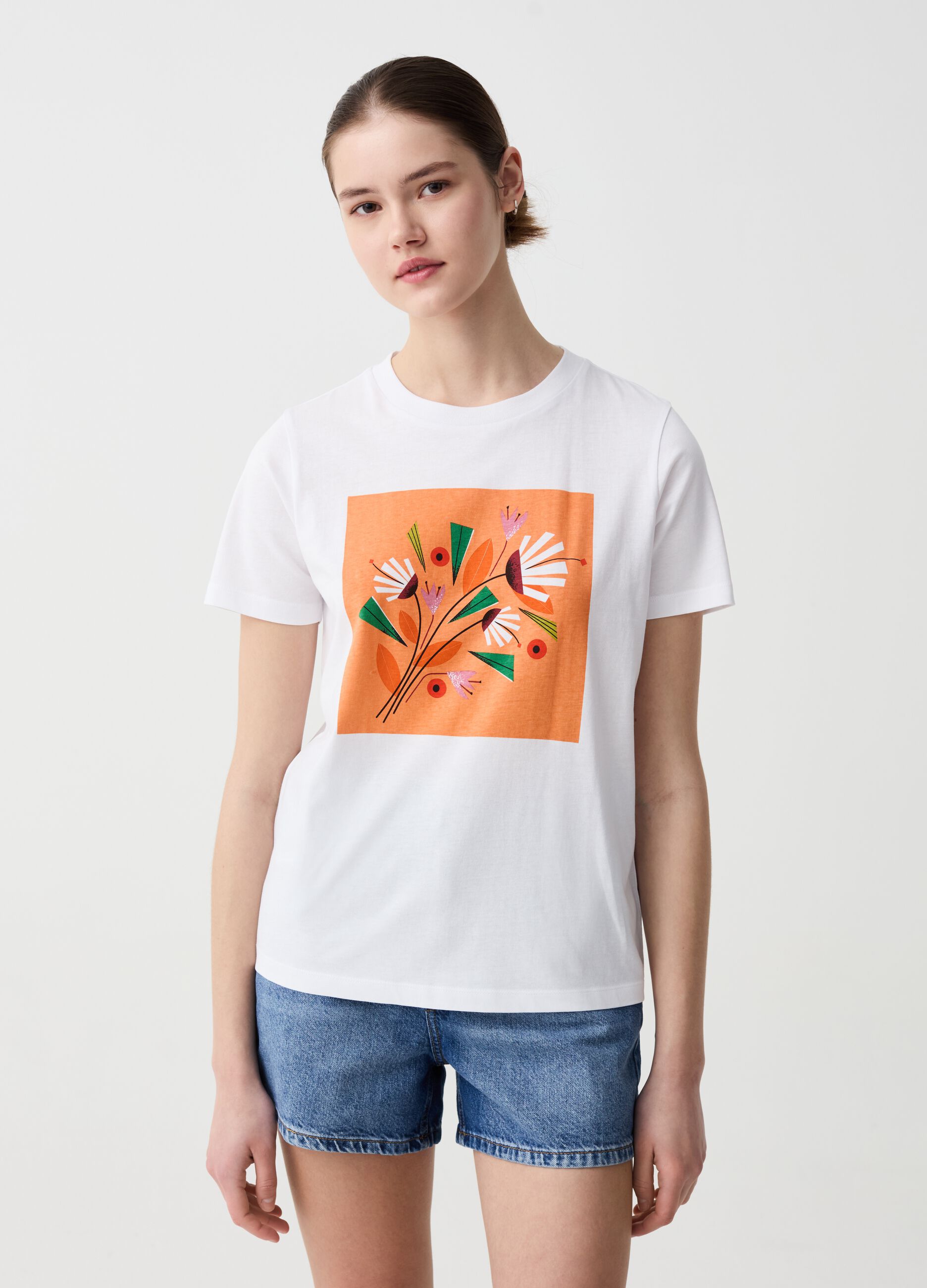 Ovs T-shirt con illustrazione grafica by Magda Azab