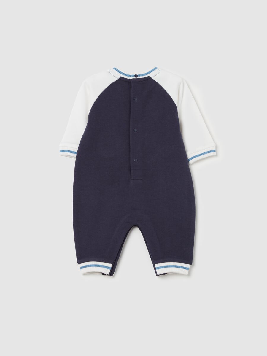 Tutina in cotone bio con patch Topolino_1