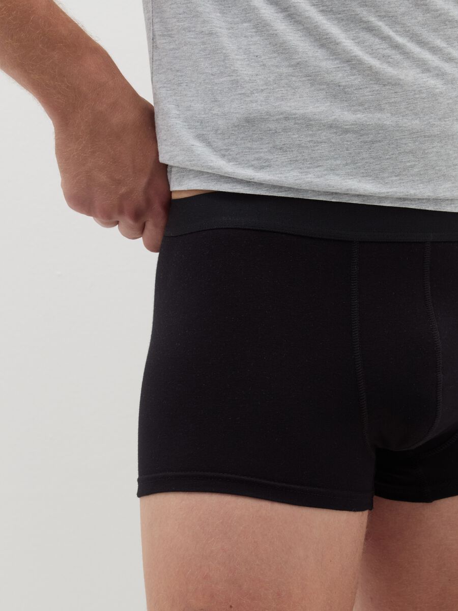 Five-pack boxer shorts with external elastic_4