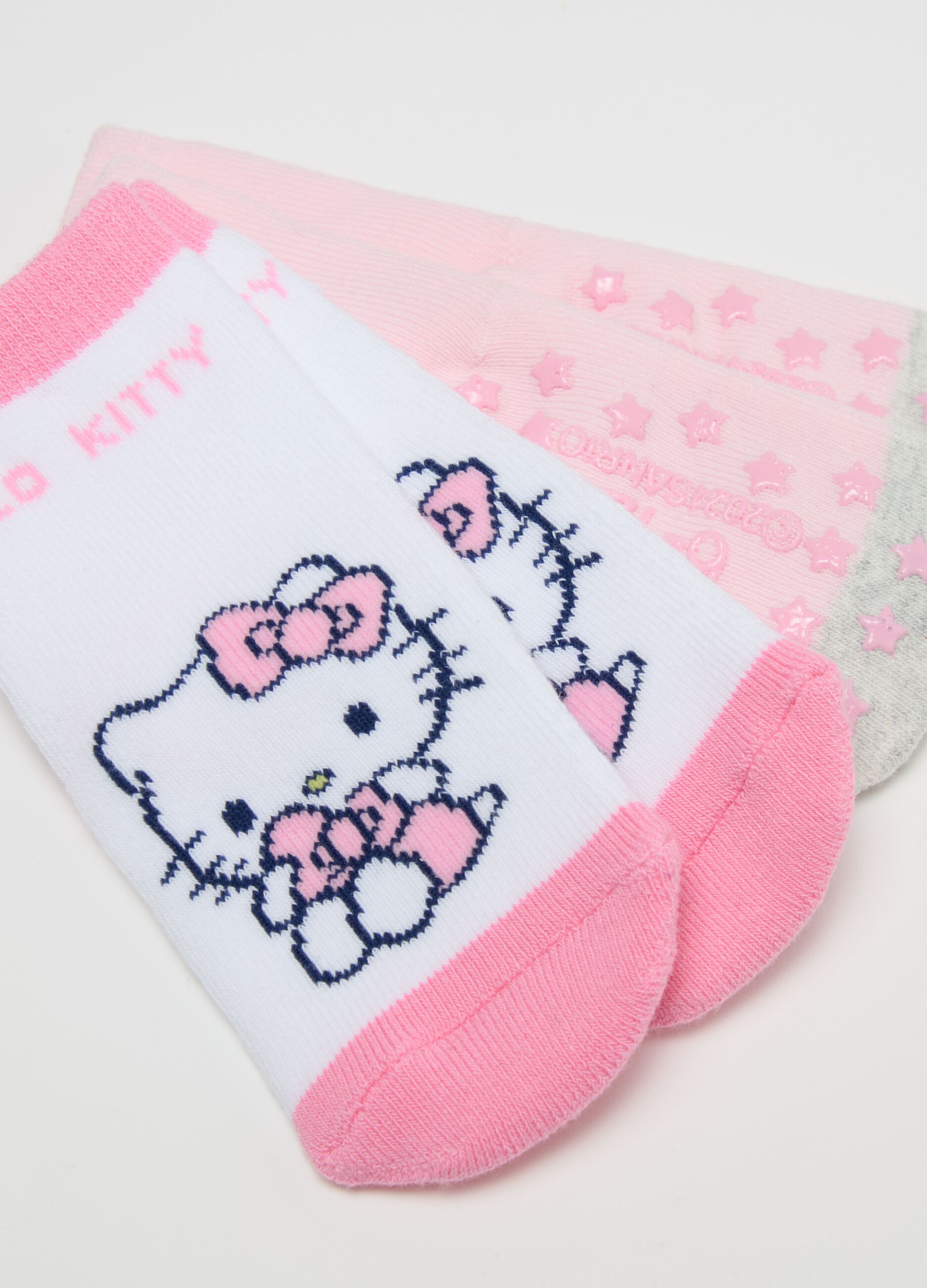 Bipack calze antiscivolo disegno Hello Kitty