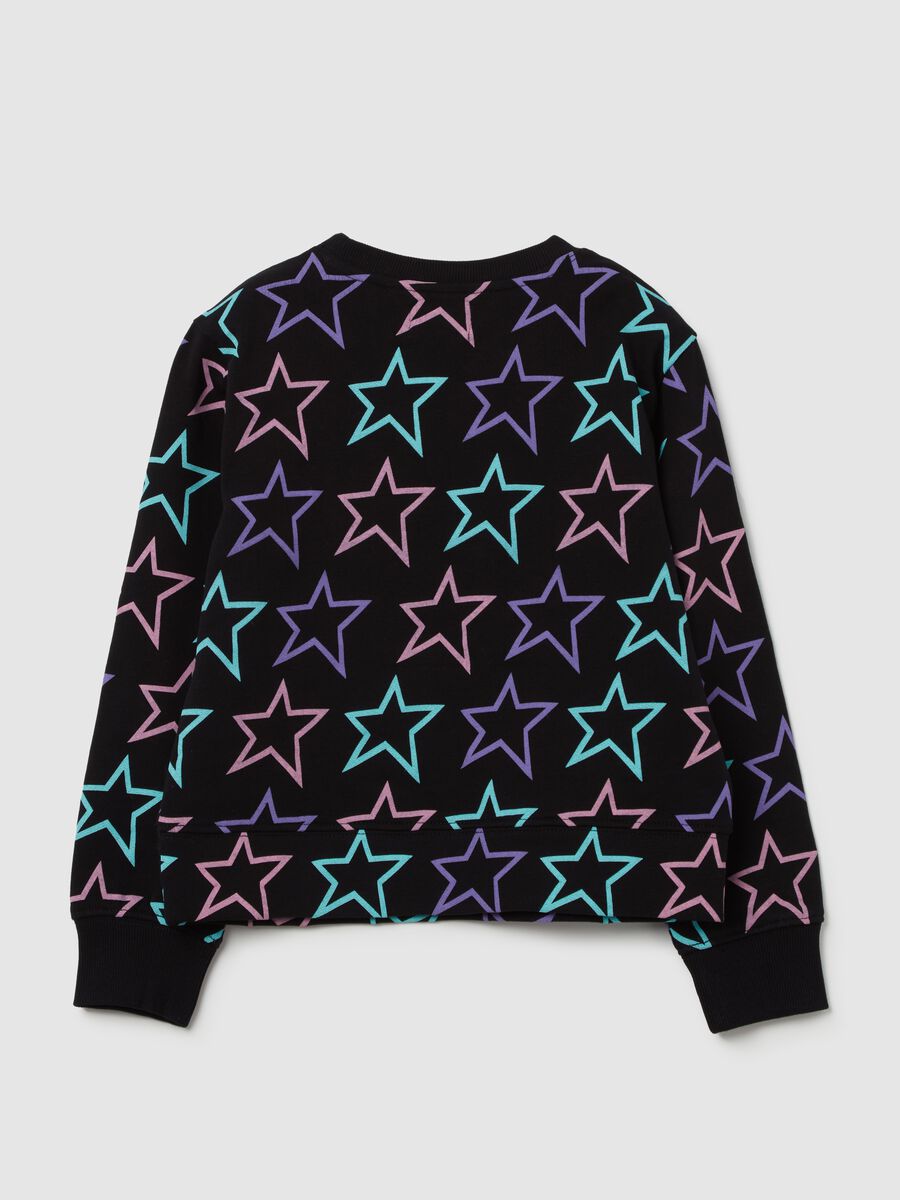 French terry sweatshirt with print_1