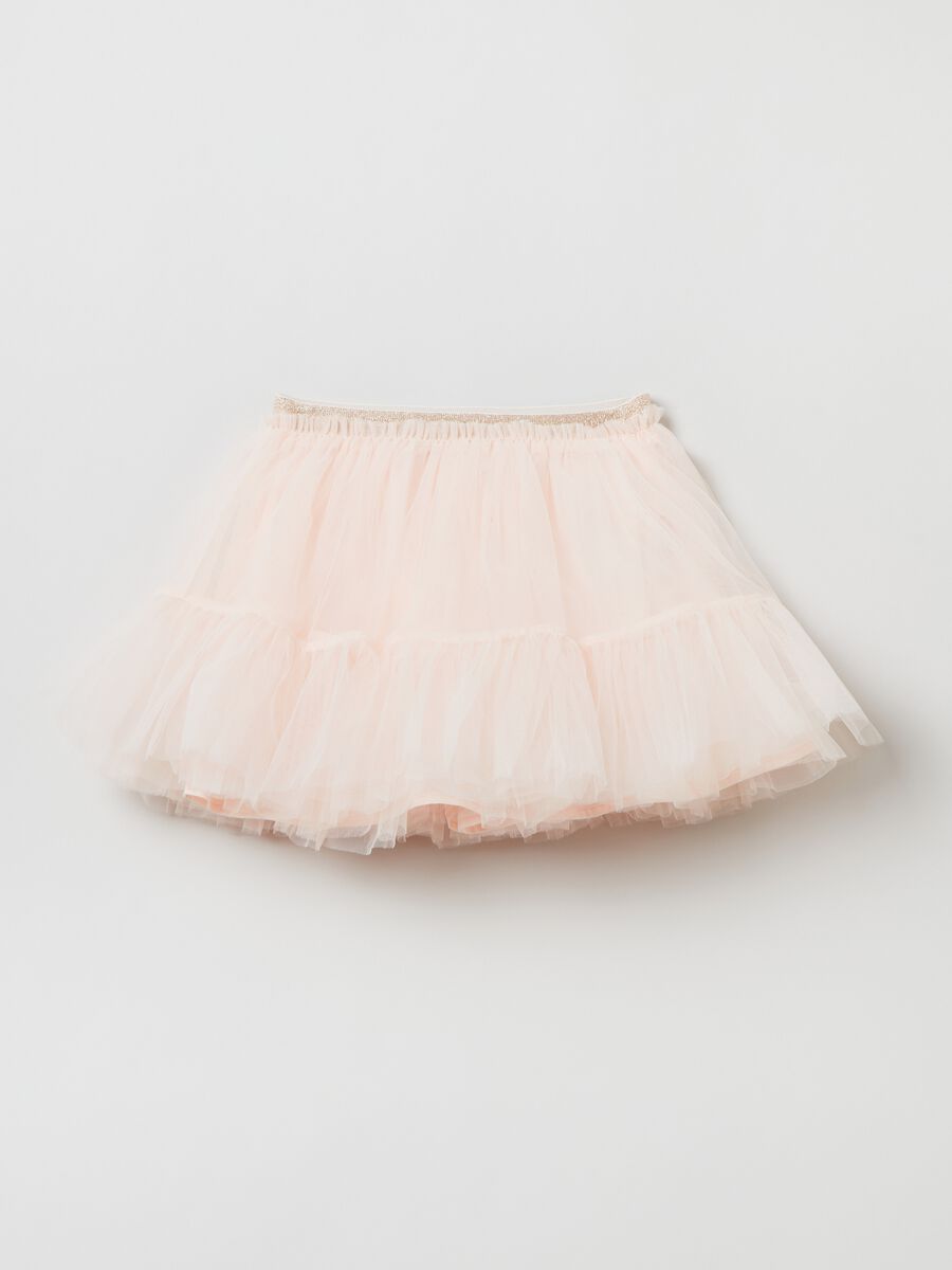 Wide skirt in tulle_0