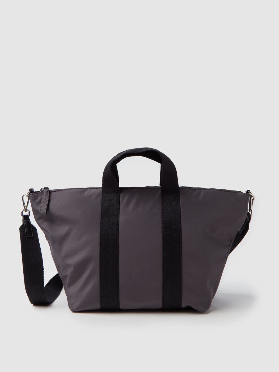 Nylon shopping bag with shoulder strap_0