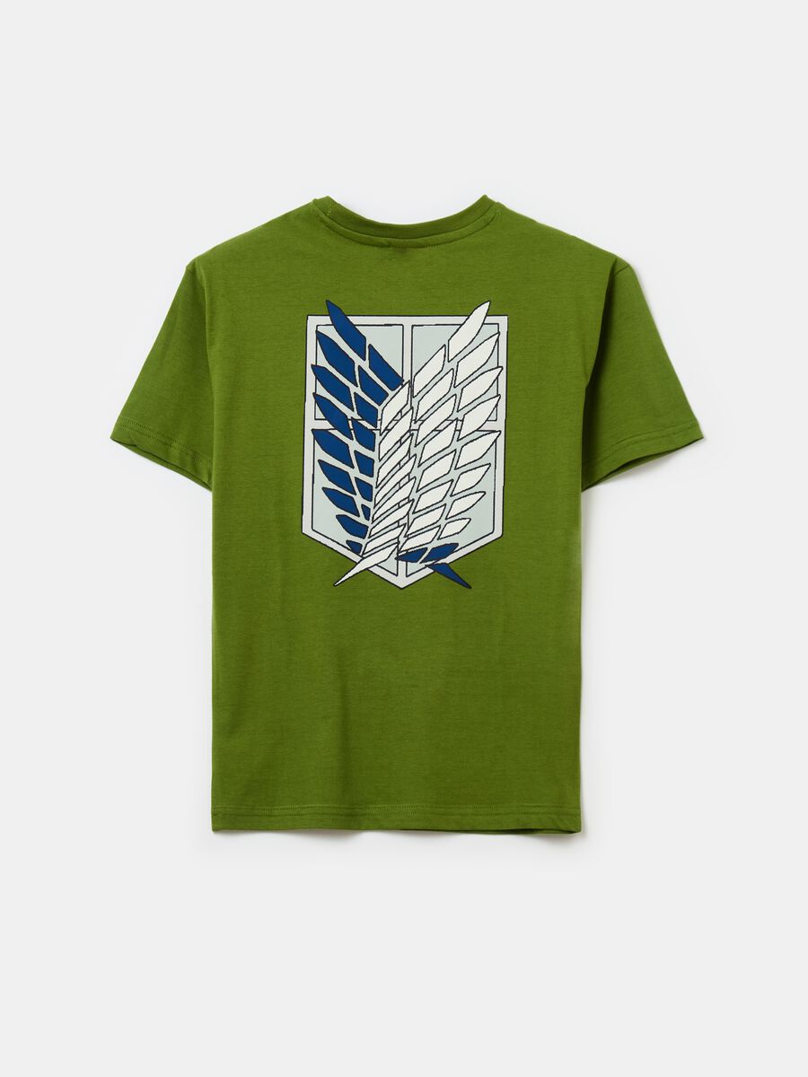 T-shirt with Attack On Titan print_1