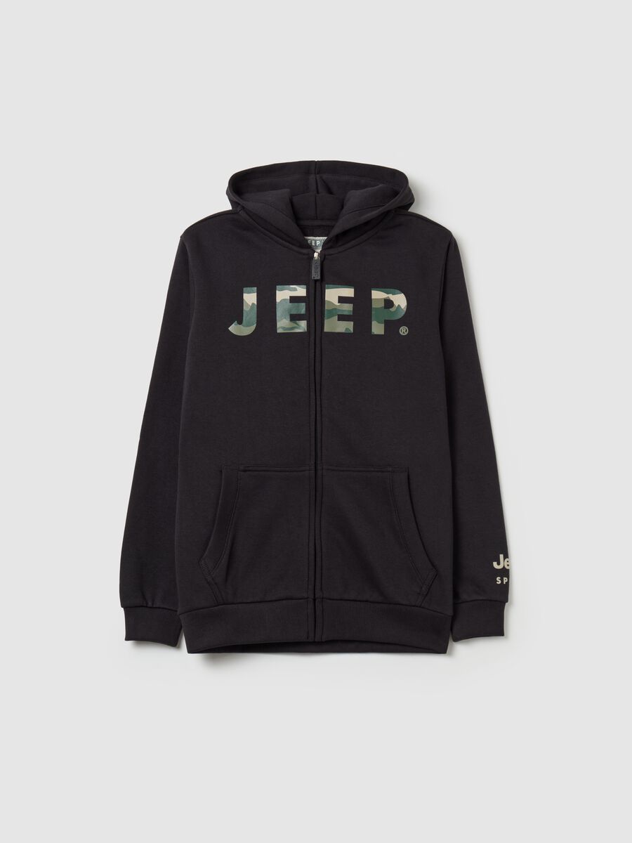 Full-zip con cappuccio e stampa Jeep®_3