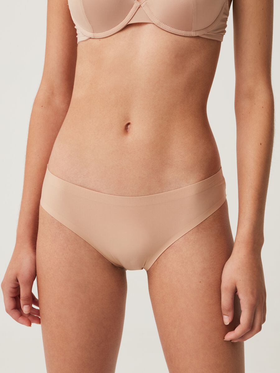 Briefs in seamless microfibre_1