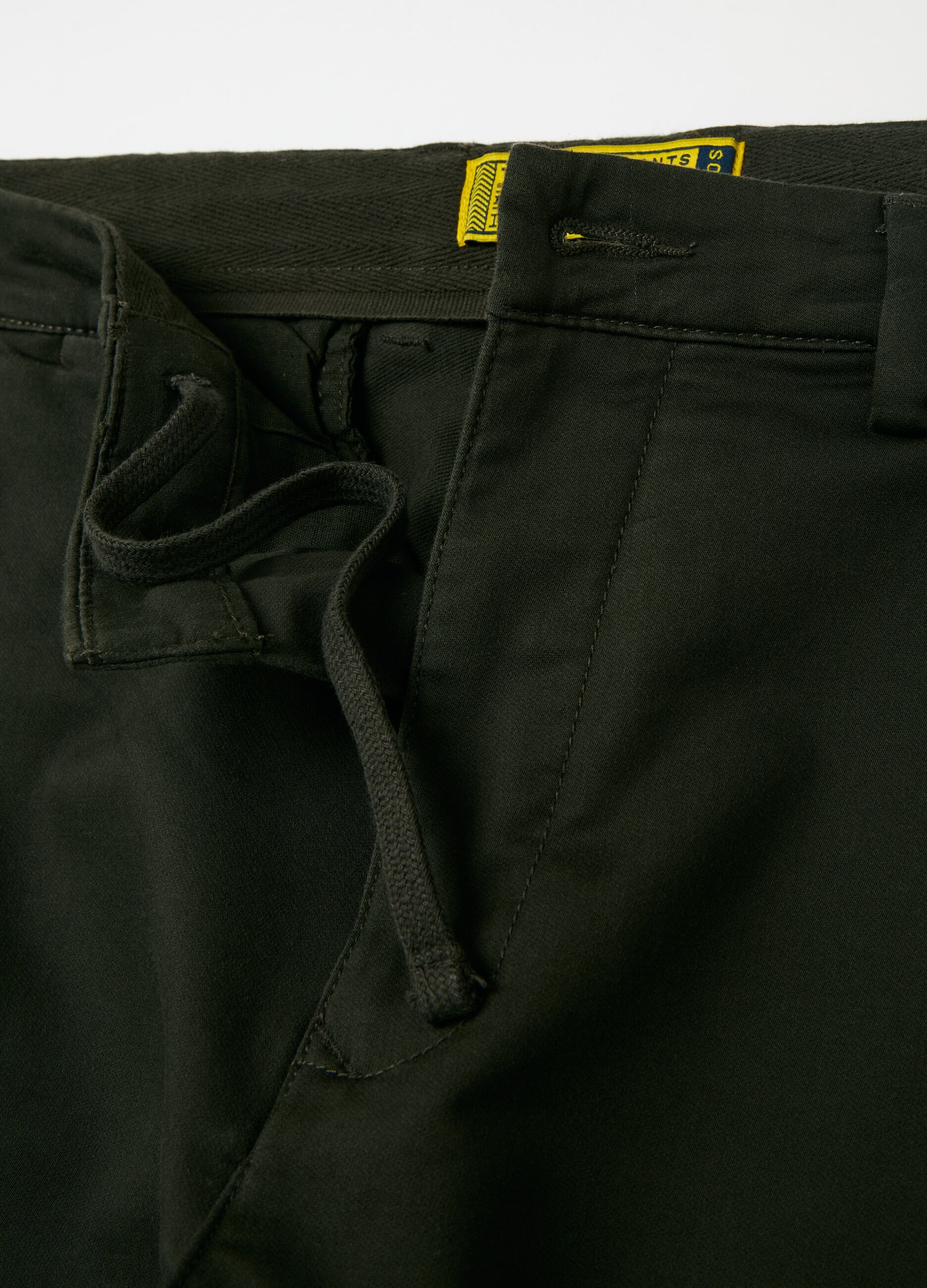 Stretch cotton chinos