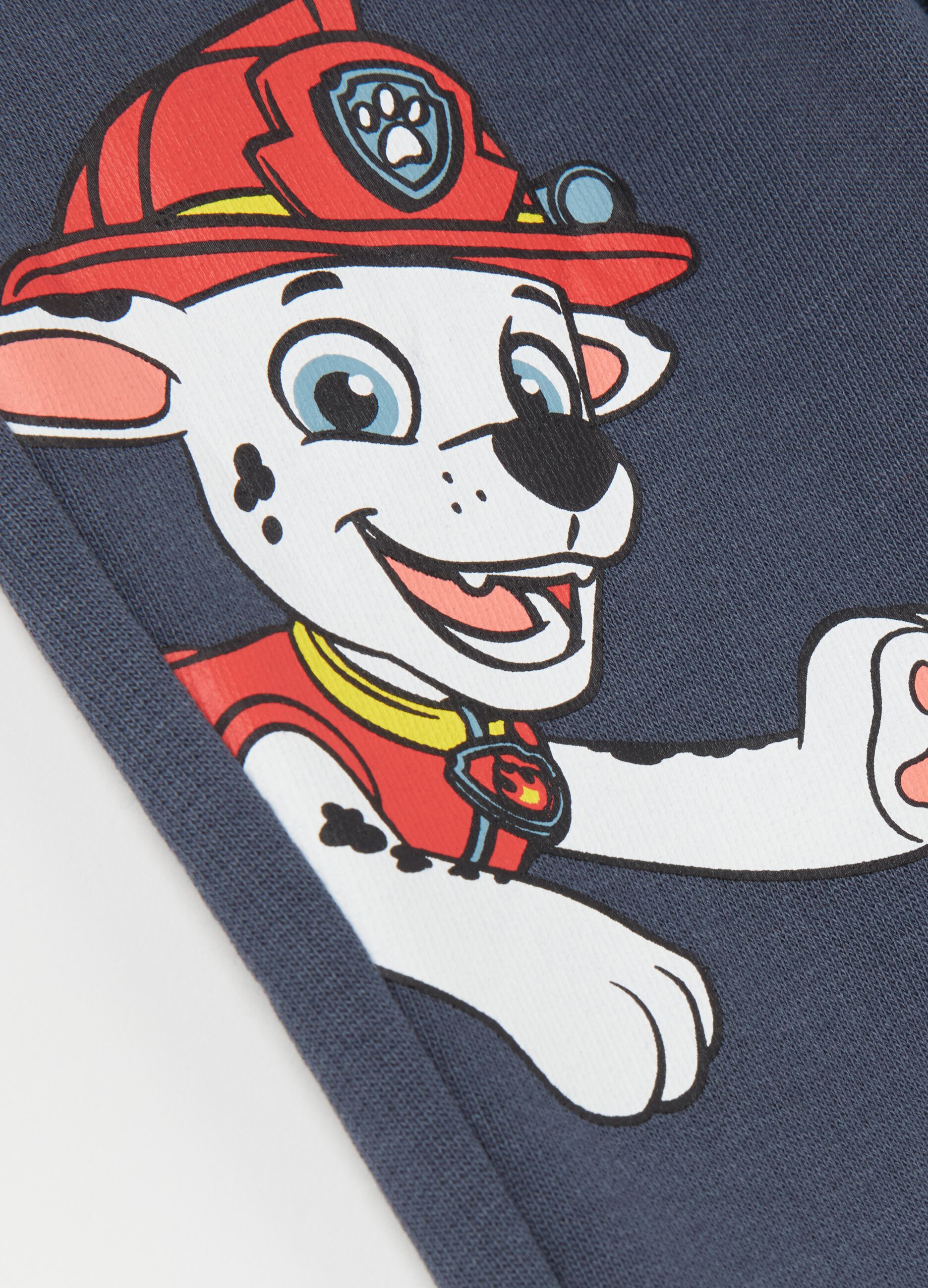 Cotton joggers with Paw Patrol print