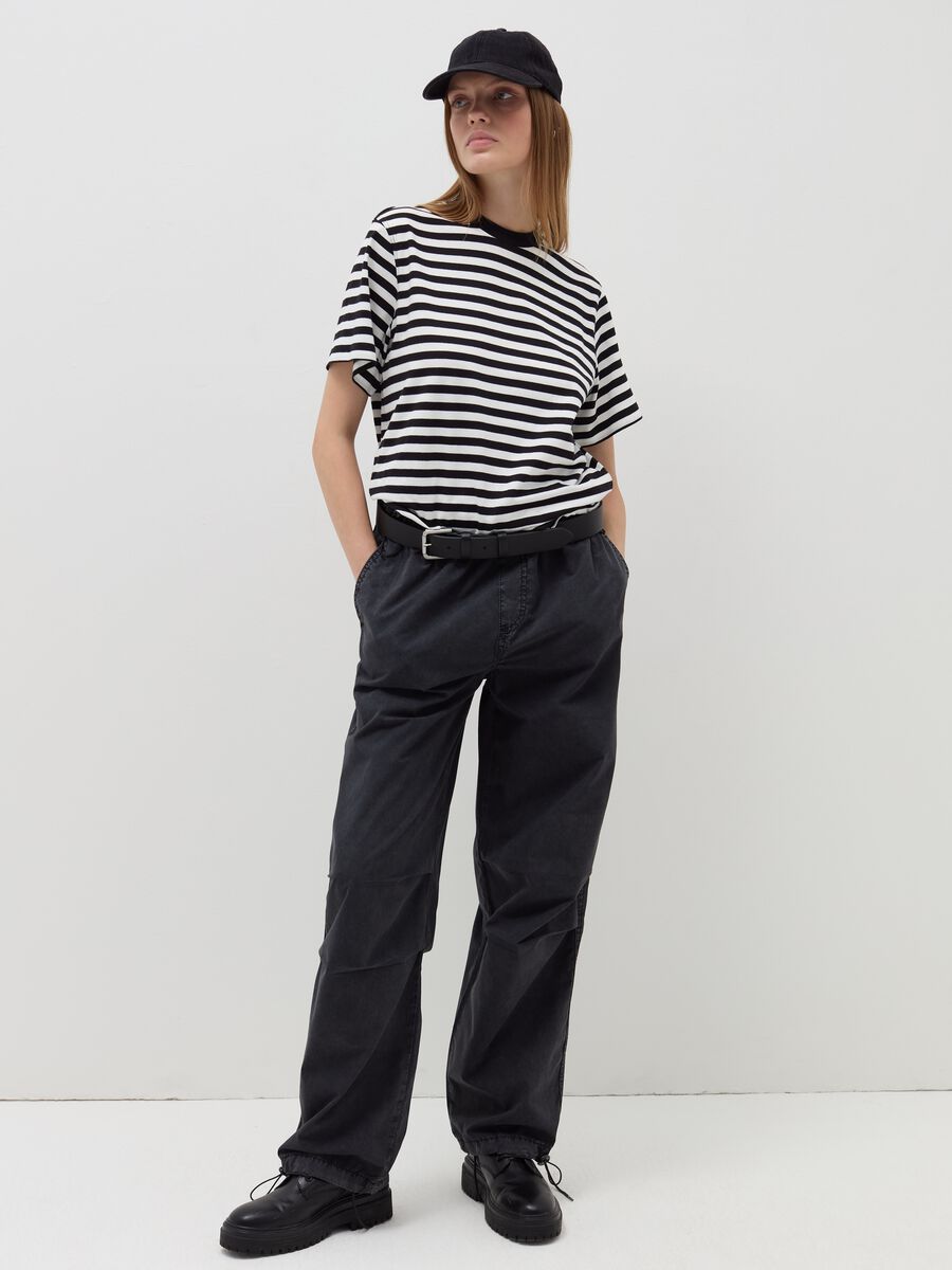 Cotton parachute trousers_0