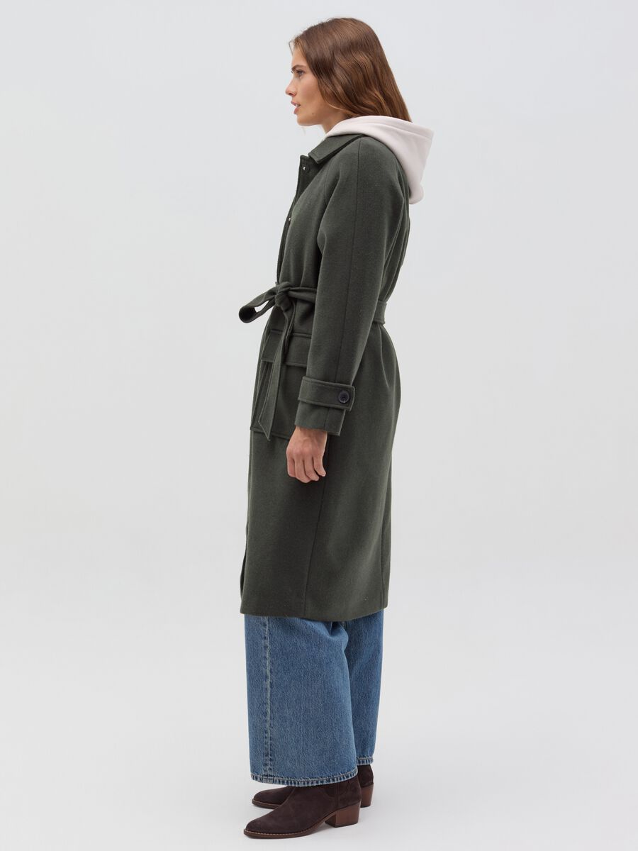 Long coat with belt_3