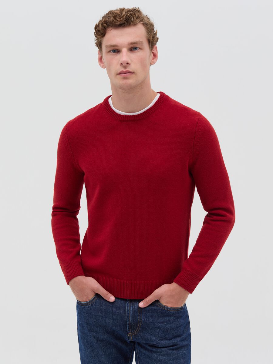 Round neck pullover_1