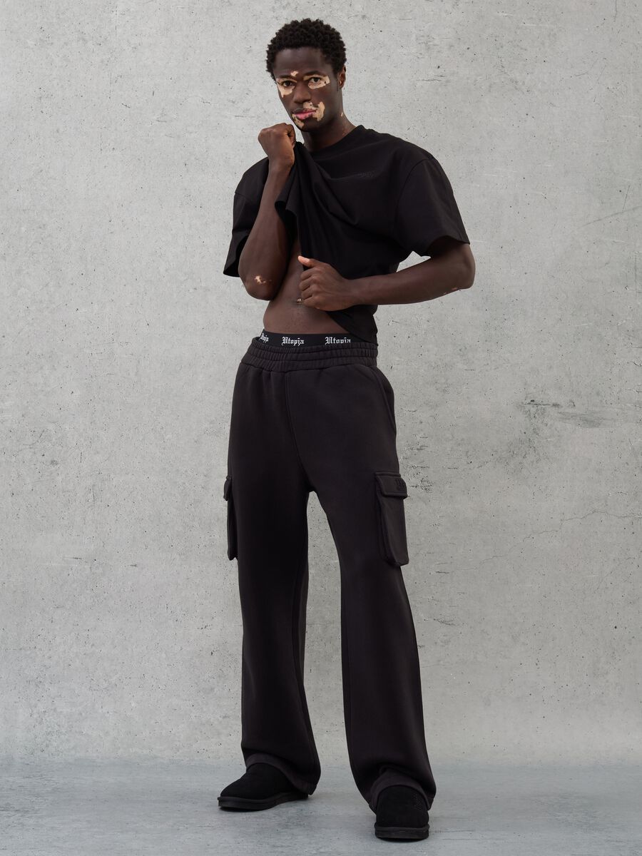 Cargo Sweatpants Black_0