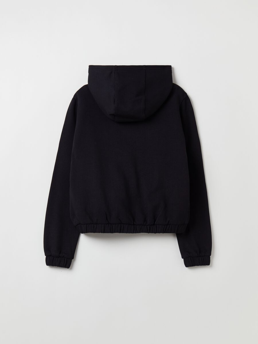 Full-zip sweatshirt with hood and pockets_1