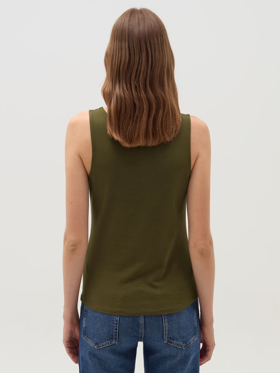 Tank top with square neck_2