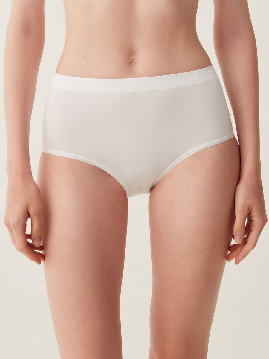 The One seamless high-waisted briefs_1