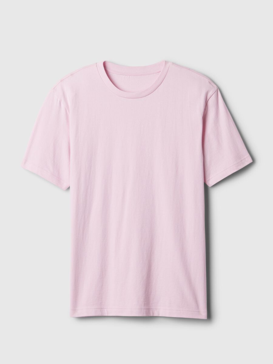 Cotton T-shirt with round neck_3