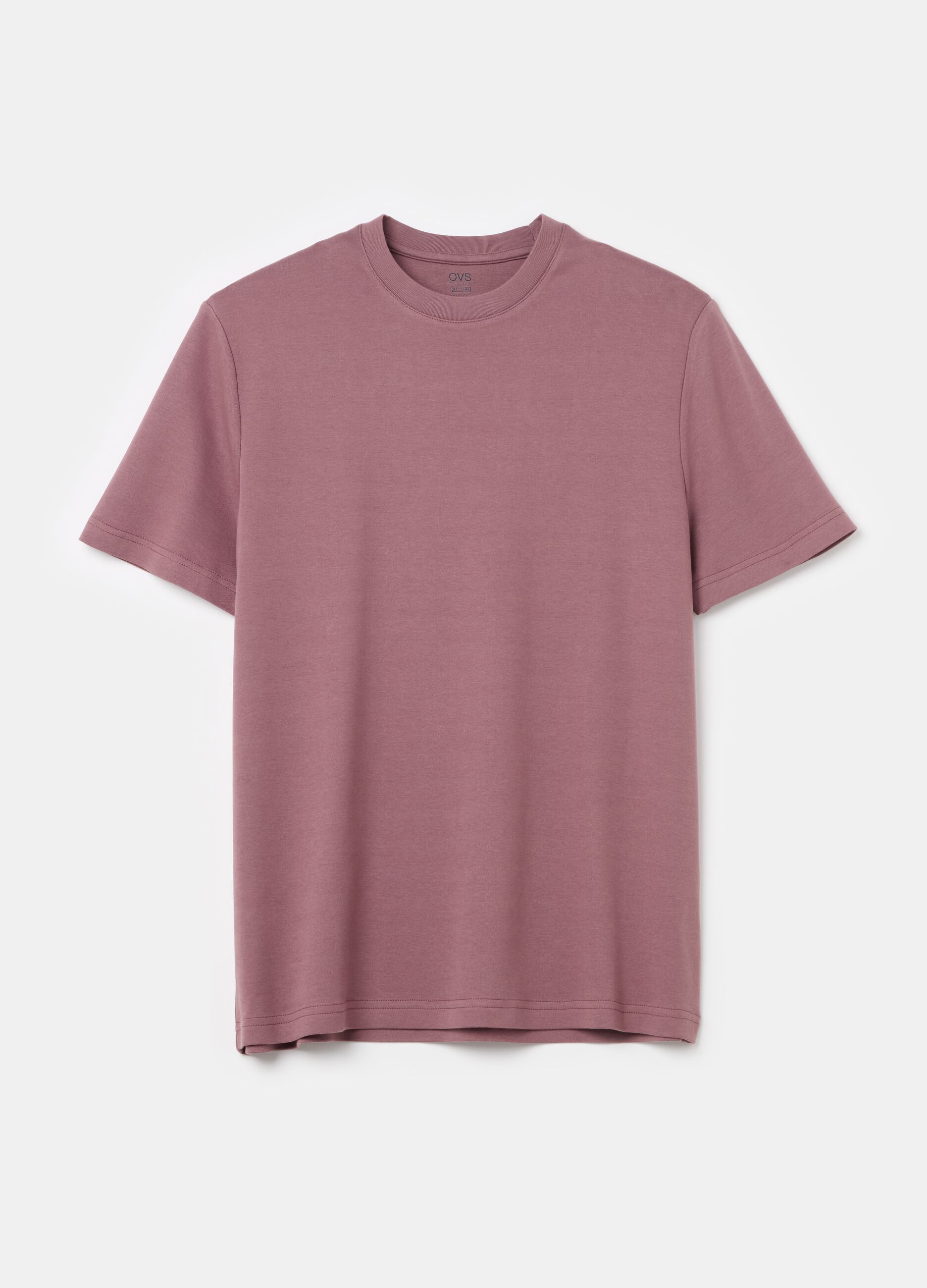 Interlock cotton T-shirt