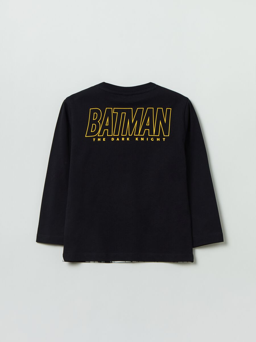 T-shirt with Batman print and long sleeves_1