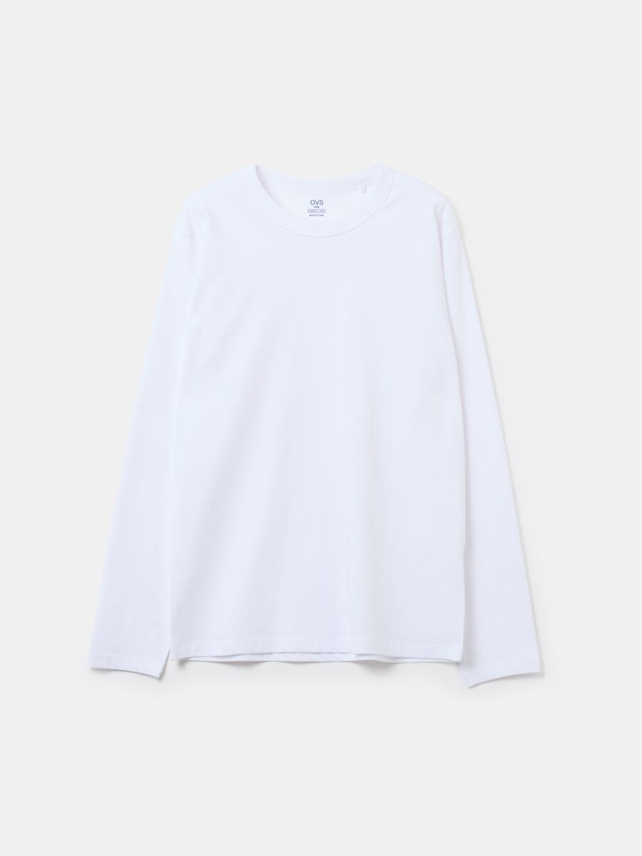 Essential organic cotton T-shirt with long sleeves_0