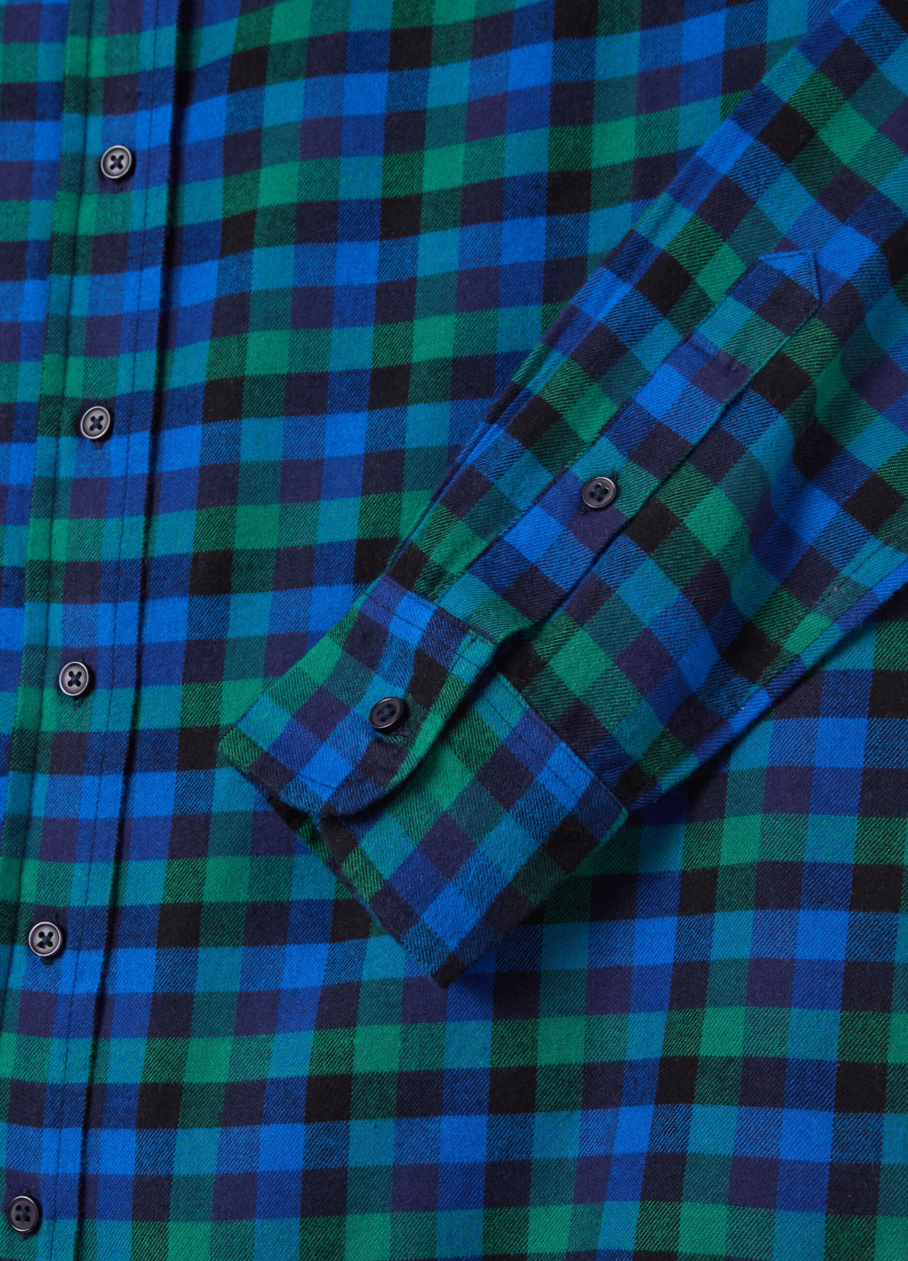 Camicia a quadri button-down