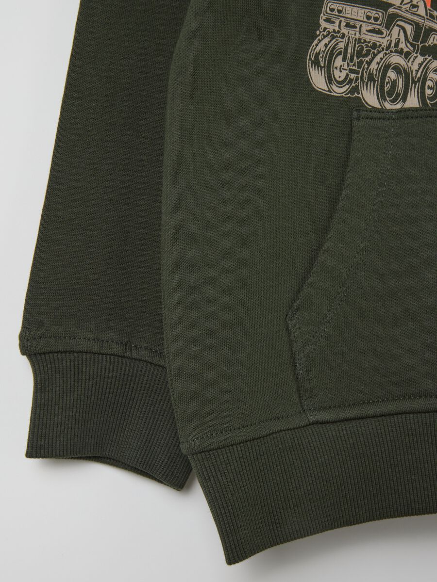 Sweatshirt with hood and "N. YORK CITY” print_2