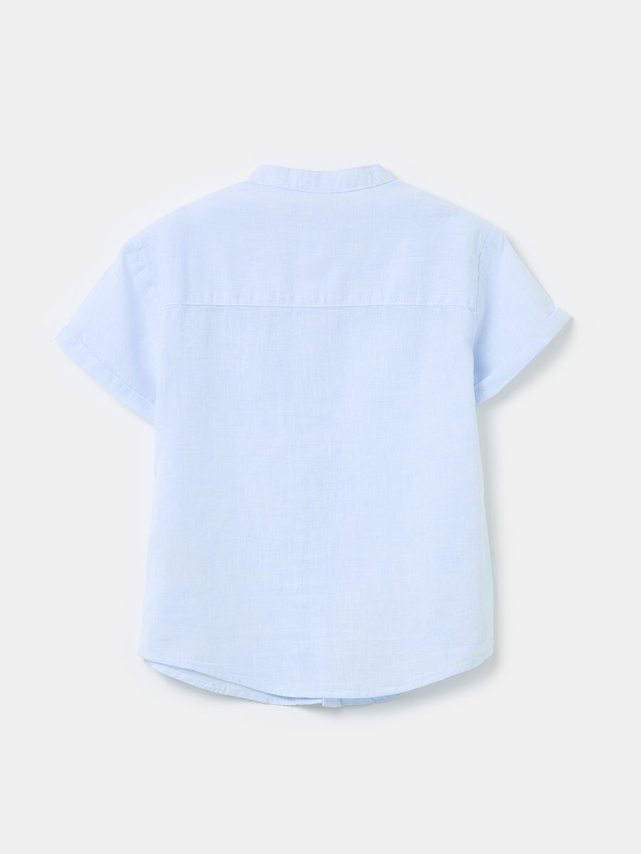 Cotton and linen shirt_2